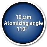 10m/Atomizing angle 110
